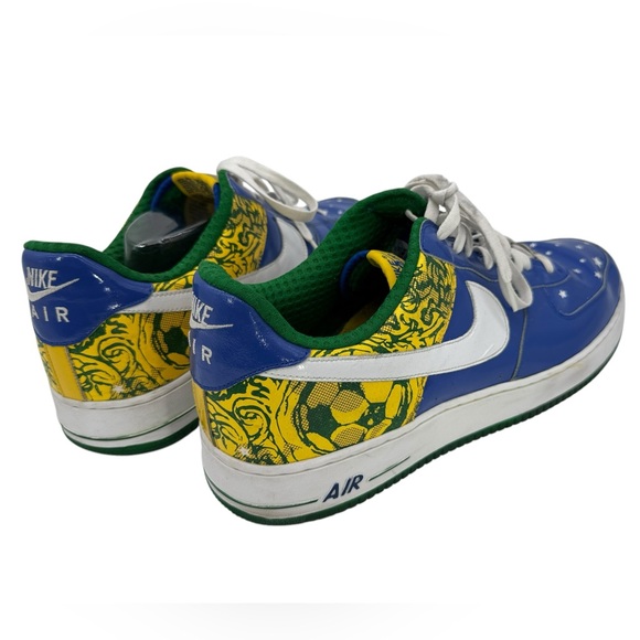 Nike AIR FORCE 1 PREMIUM COLLECTION ROYALE 'RONALDINHO' Size 18 - RARE - Picture 6 of 16